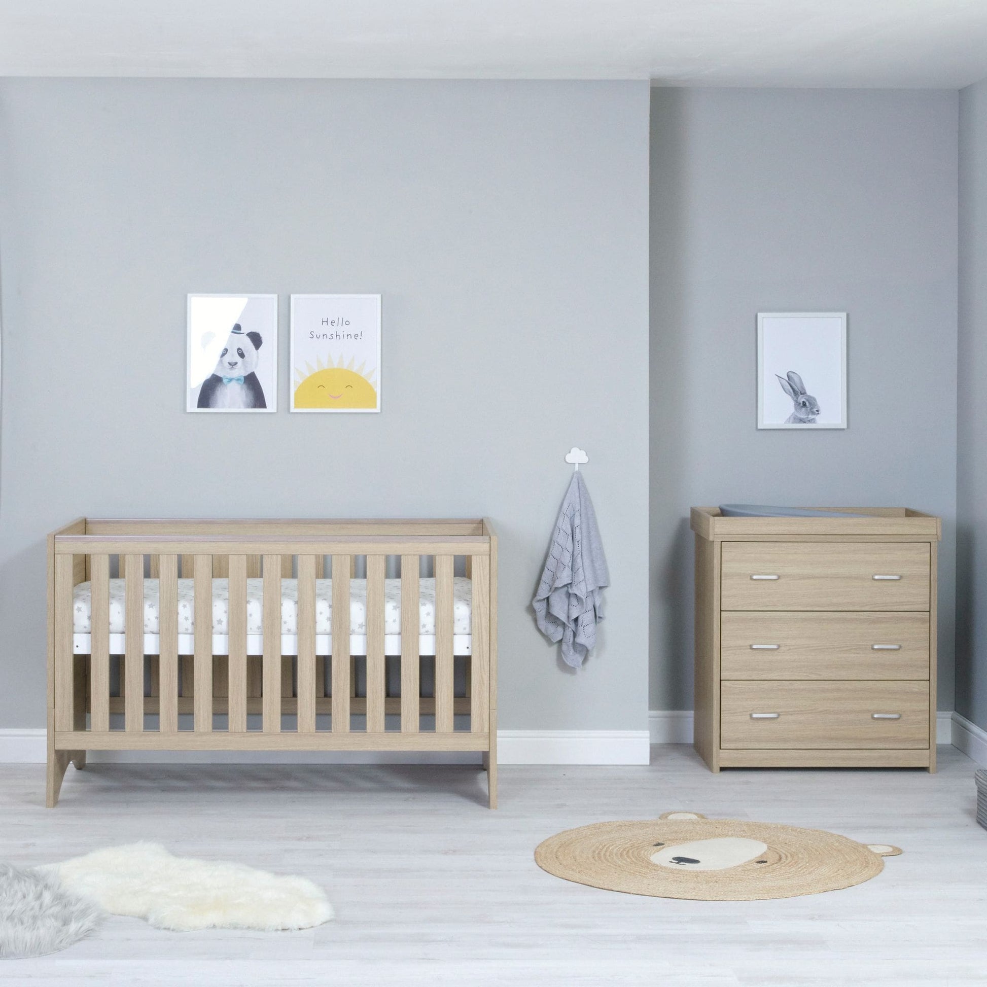 Babymore Veni 2 piece Nursery Furniture set