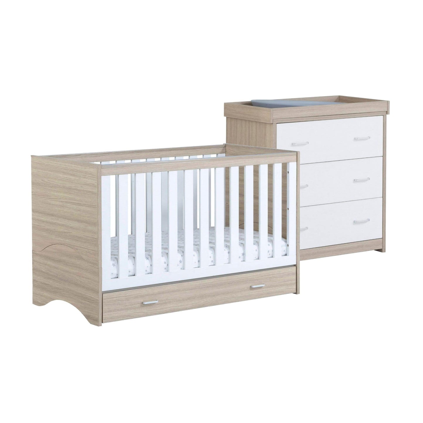 Babymore Veni 2 piece Nursery Furniture set