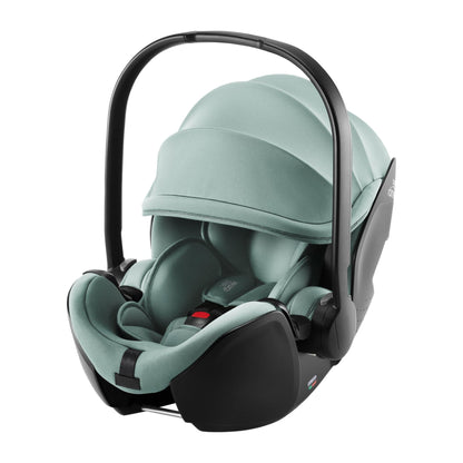 Britax-Safe-Pro-jade-green baby car seat on a white background