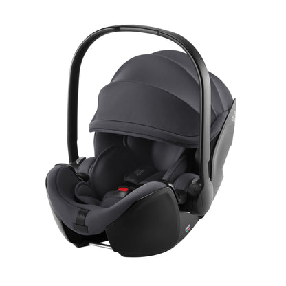 Britax-Safe-Pro-Black dark-grey car seat on a white background