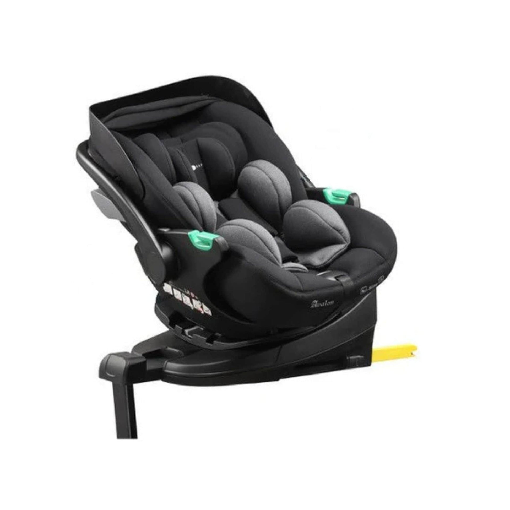 Cozynsafe-Avalon-car-seat-base-8-black-and-grey-swivel