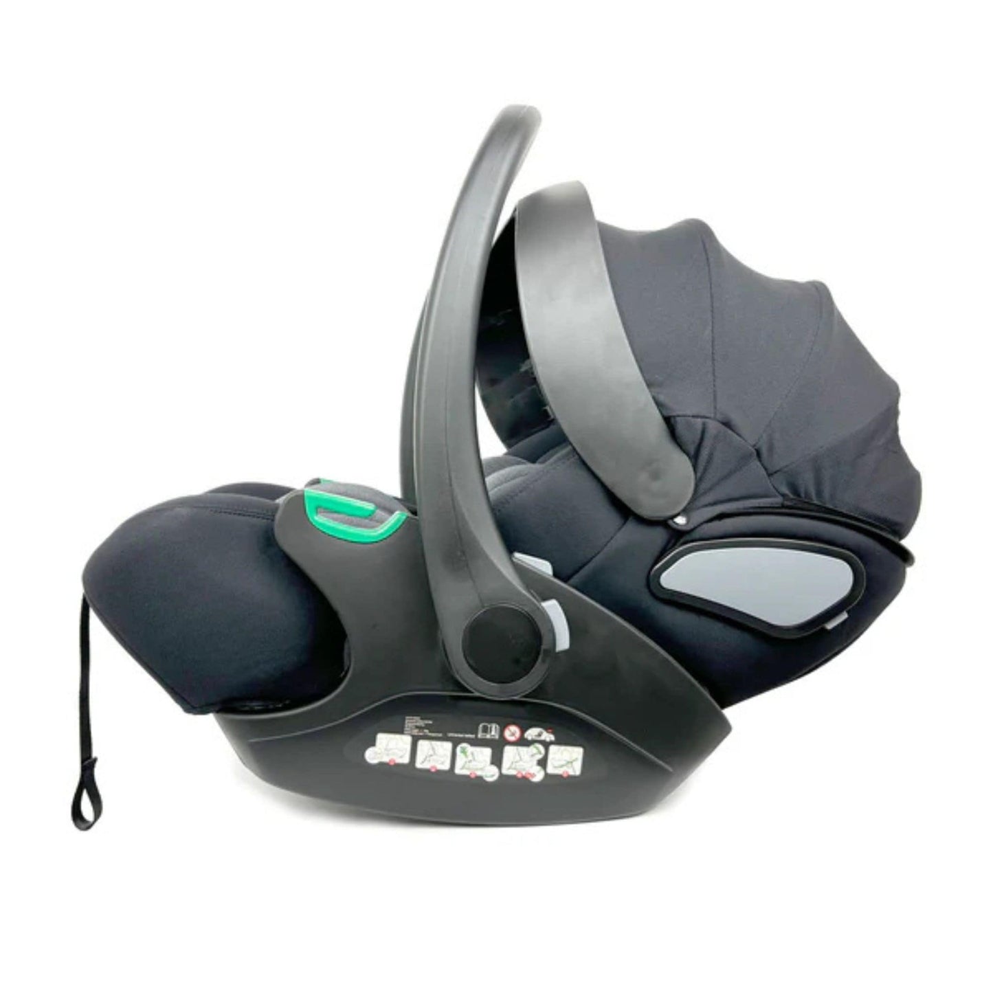 Cozynsafe-Avalon-car-seat-side-7-black-and-grey