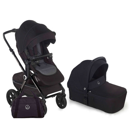 Crosslight-3-2in1-Travel-System-Pushchair-ColdBlack