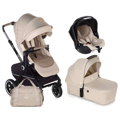 Crosslight3-3in1-Travel-System- 10piece-Desert