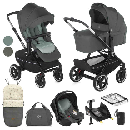 Crosslight3-3in1-Travel-System 10PieceBundle-Botanic