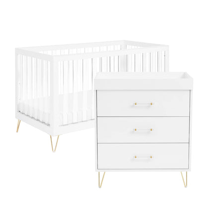 Babymore Kimi XL 2 piece Nursery Furniture set