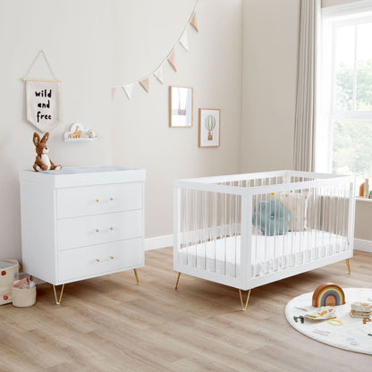 Babymore Kimi XL 2 piece Nursery Furniture set