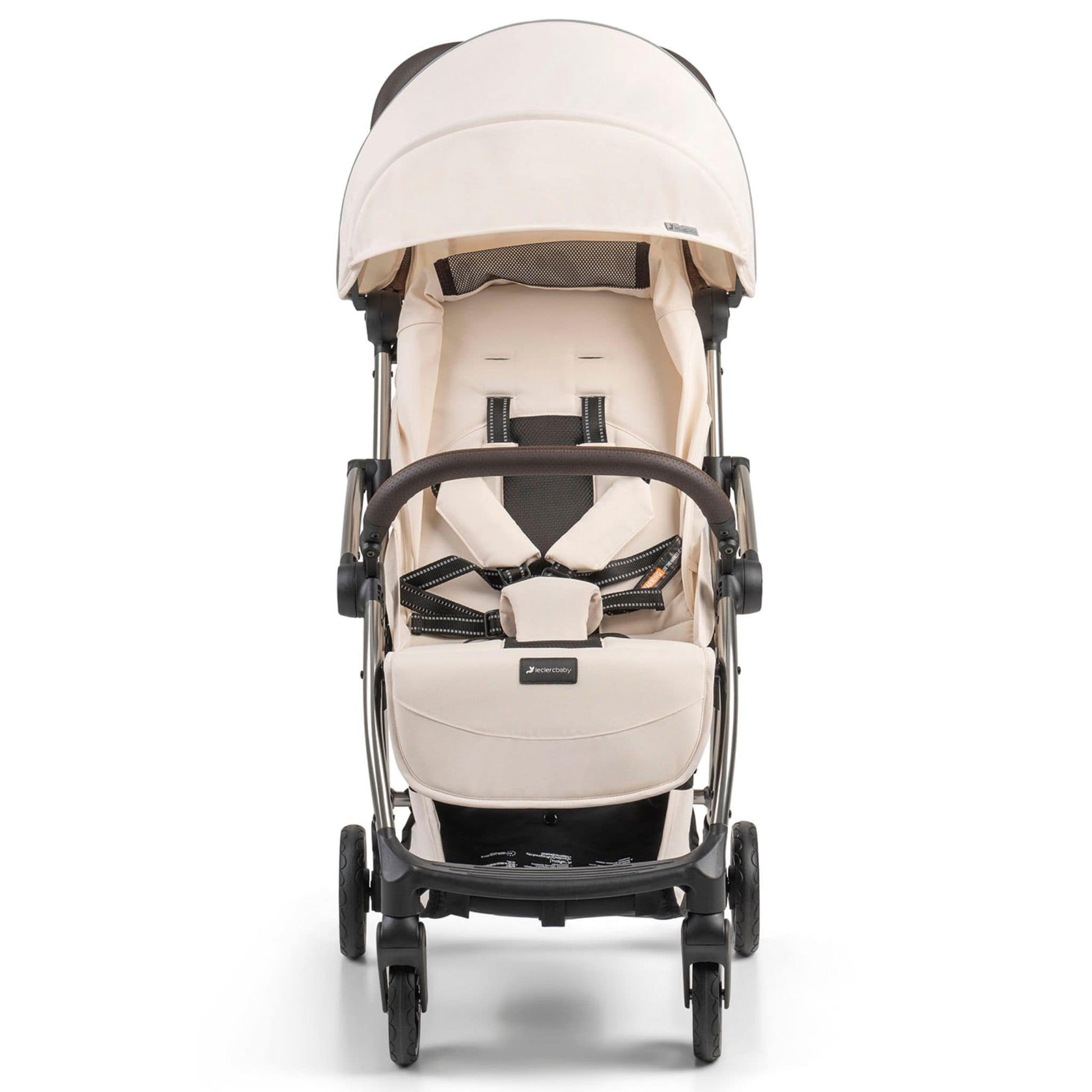 Leclerc-Baby-Influencer-Air-Stroller-cloudy-cream-front-5