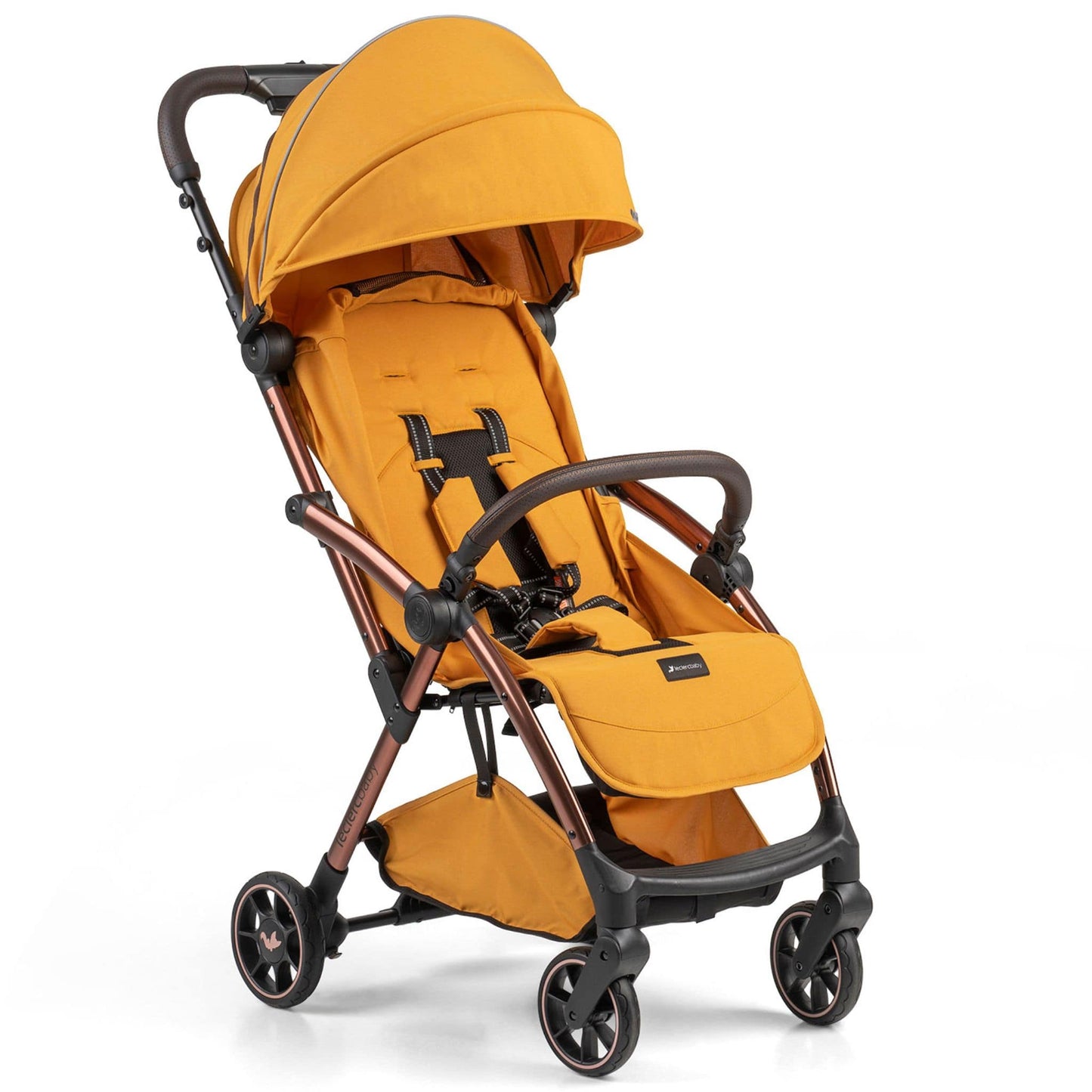 Leclerc-Baby-Influencer-Air-Stroller-golden-mustard-front-2