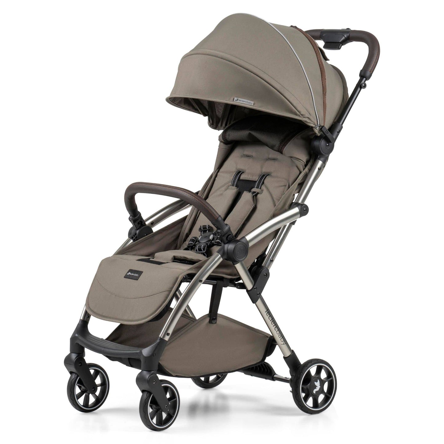 Leclerc-Baby-Influencer-Air-Stroller-olive-green-front-4