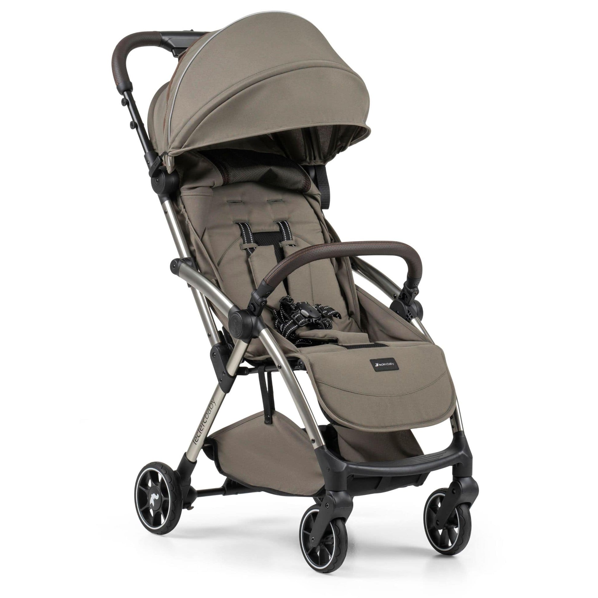 Leclerc-Baby-Influencer-Air-Stroller-olive-green-front-8