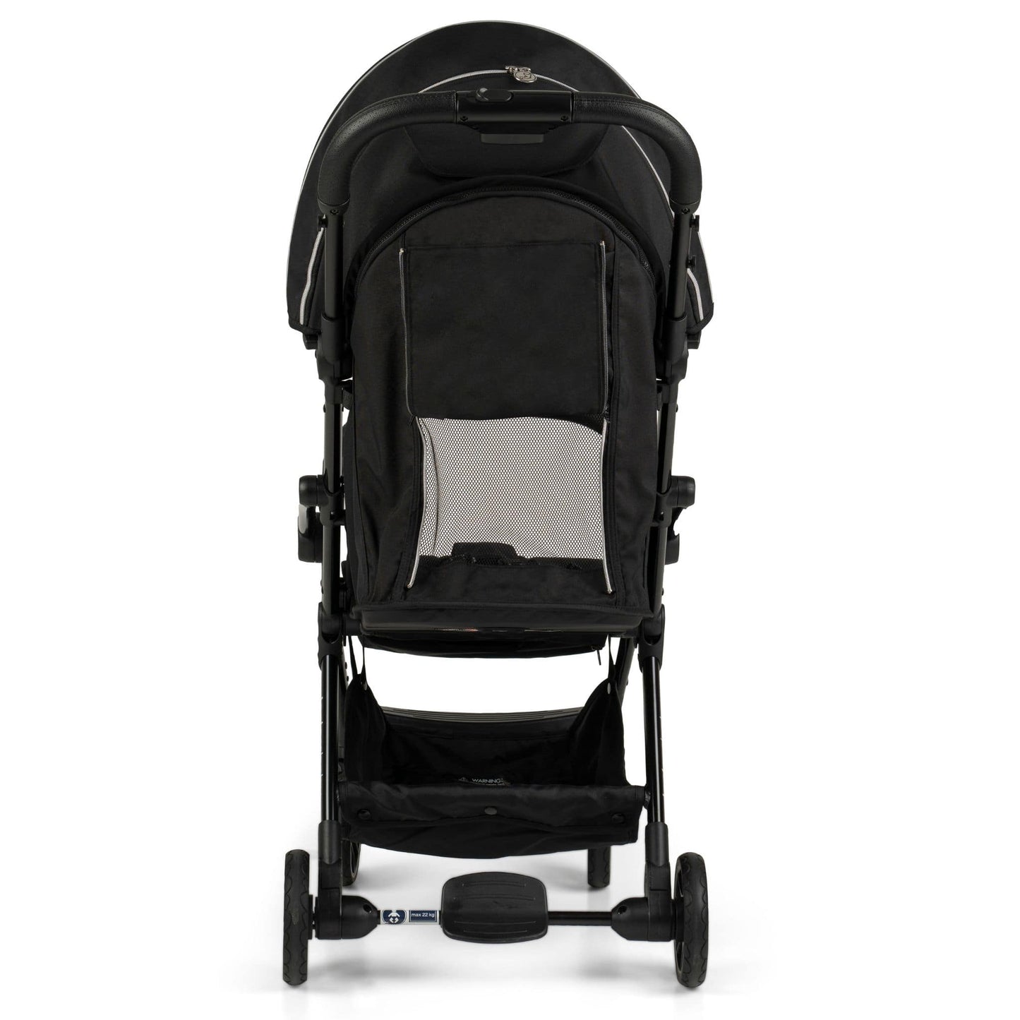 Leclerc-Baby-Influencer-Air-Stroller-piano-black-back-vent-3