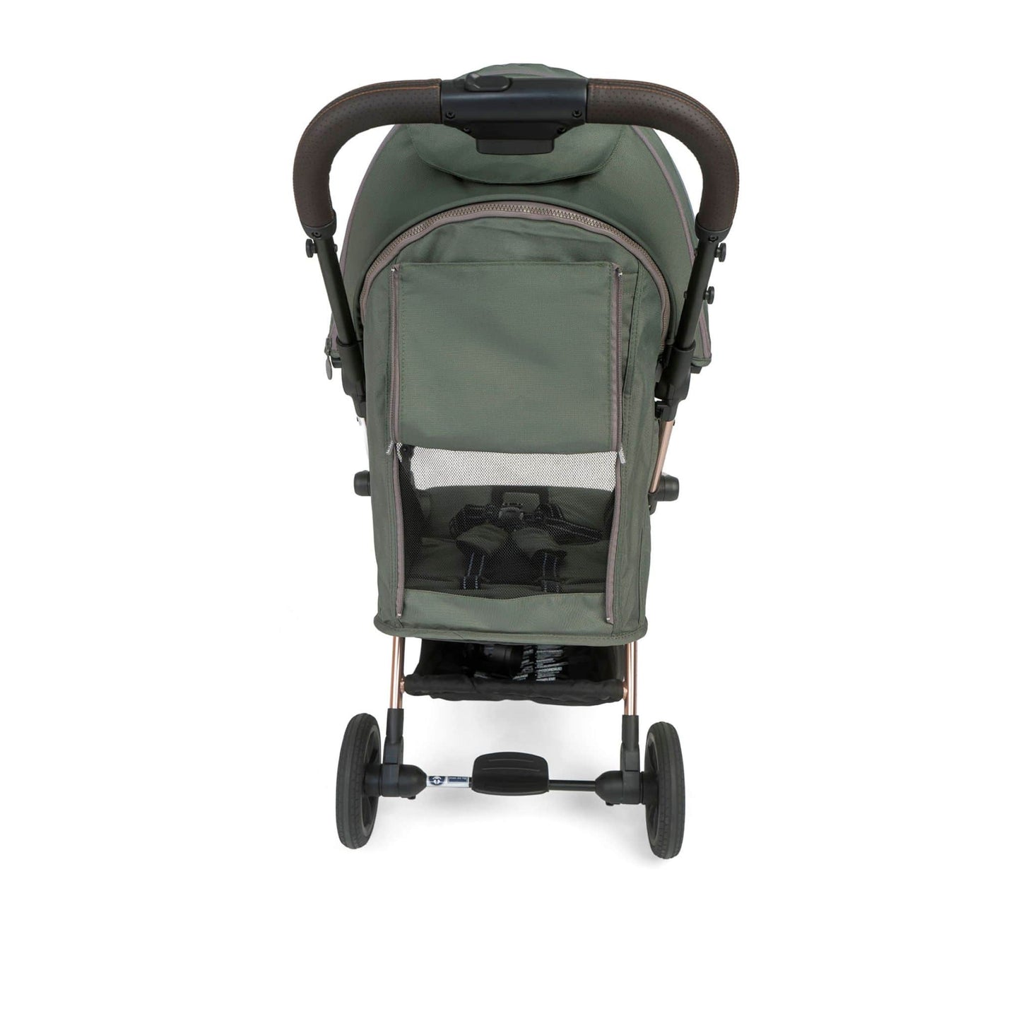 Leclerc-Baby-Influencer-XL-Stroller-army-green-back-vent-12