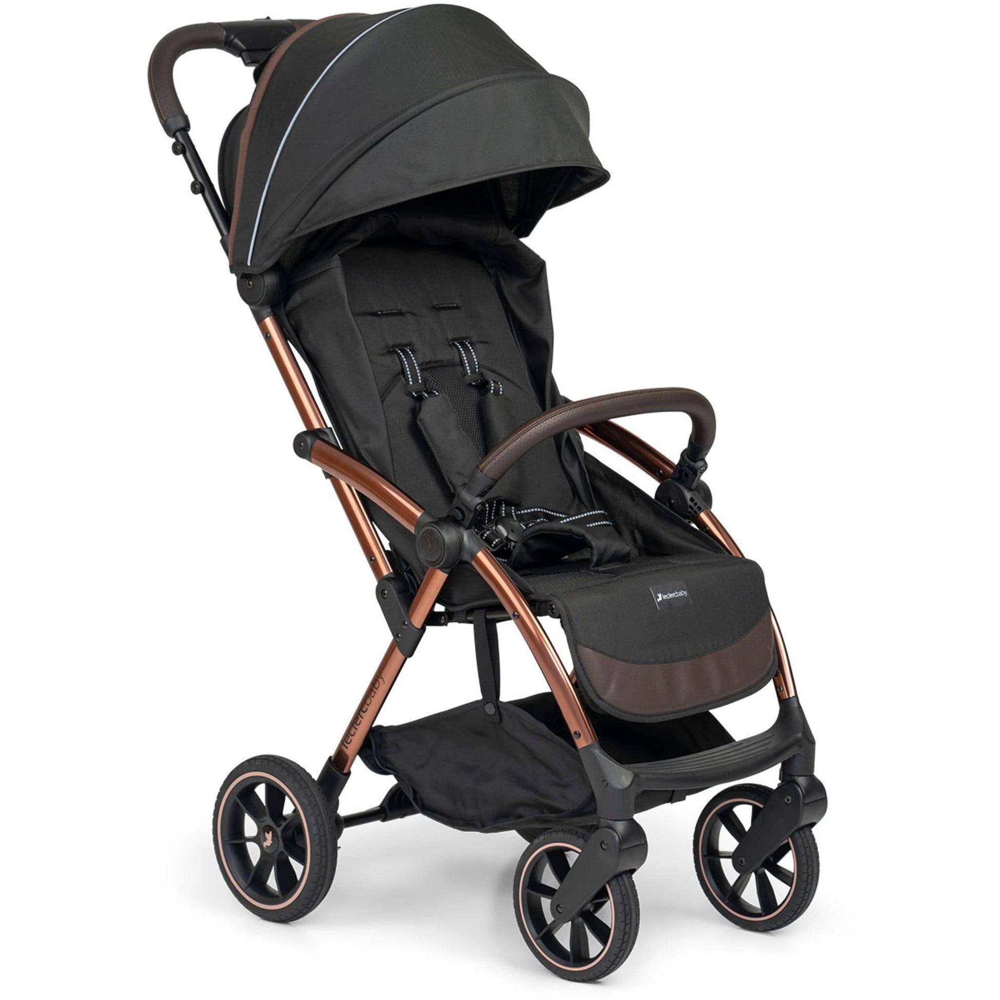 Leclerc-Baby-Influencer-XL-Stroller-black-brown-side-6