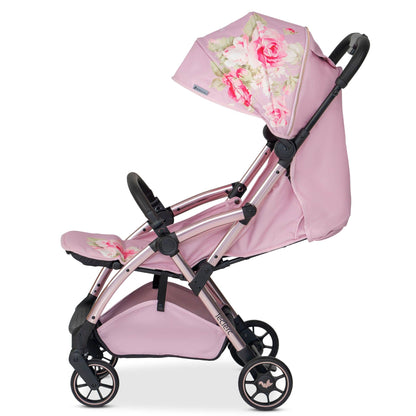 Leclerc-Baby-Monnalisa-Stroller-antique-pink-side-reclined-6