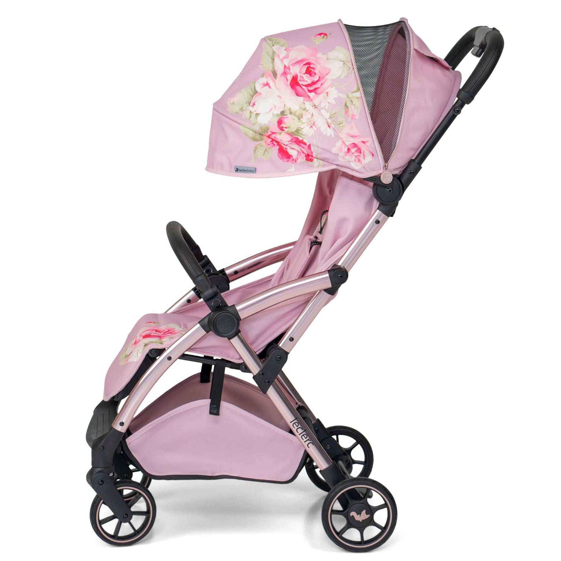 Leclerc-Baby-Monnalisa-Stroller-antique-pink-side-hood-vent-8