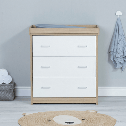 Luno-3-piece-nursery-set-oak-showing-changer-only