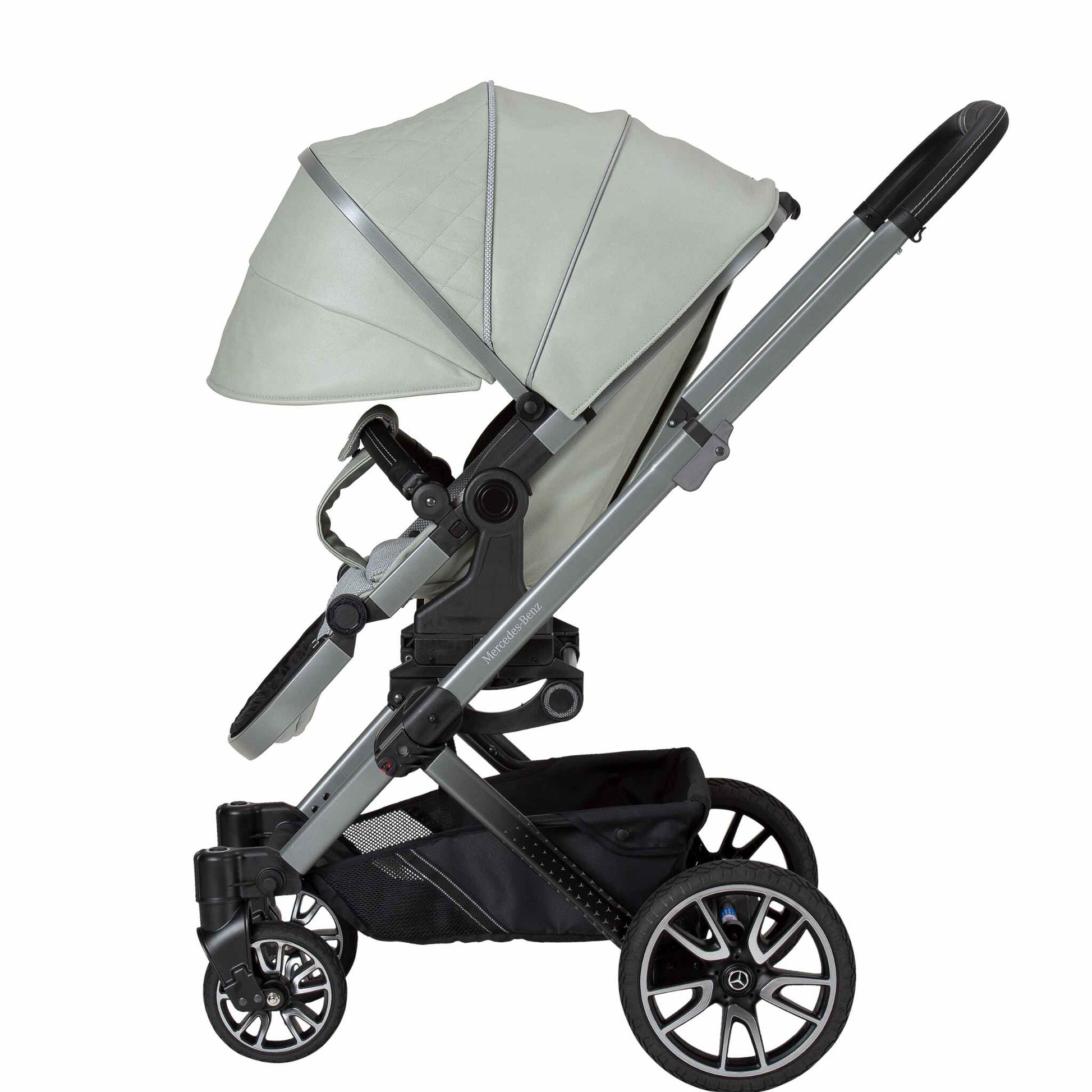 Mercedes-Avantgarde-GTX-Pushchair-Side-Hood-Sage-Grey