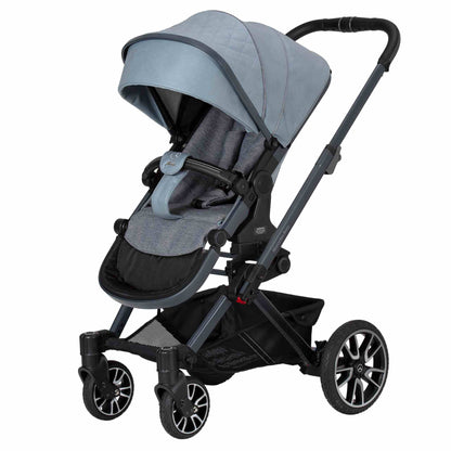 Mercedes-Avantgarde-GTX-Pushchair-Front-Denim-Blue
