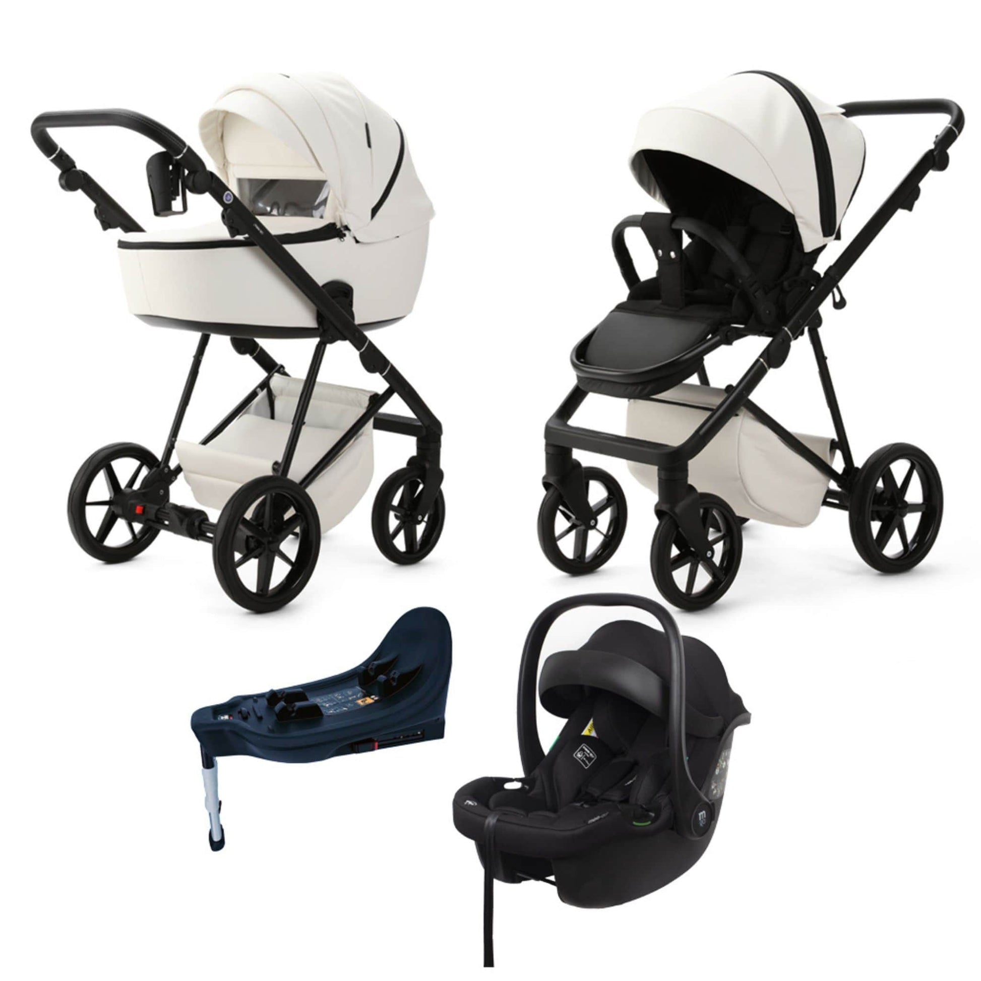 Mee-go_Milano_Evo_3-in-1_Travel_System_pearl white