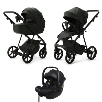 Mee-go Milano Evo 3-in-1 Travel System Racing Green