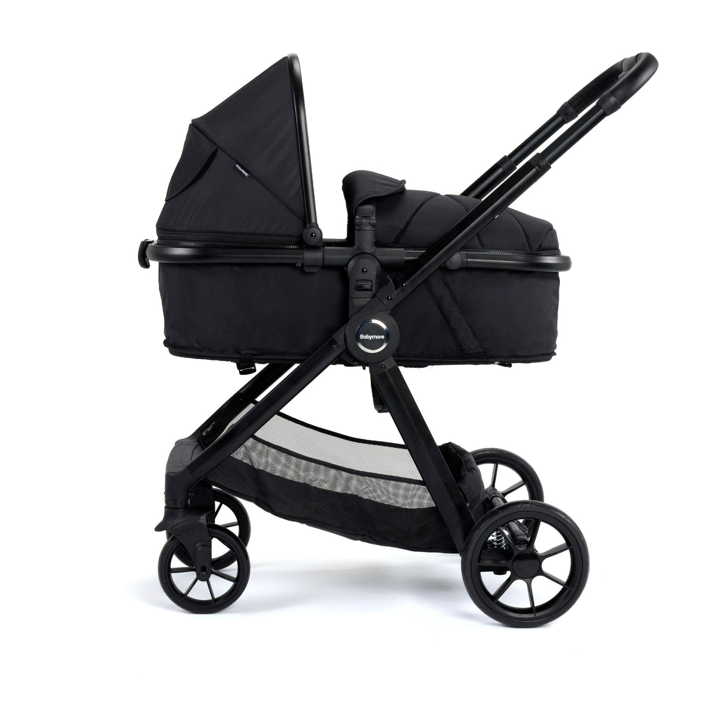 Babymore Mimi 3in1 pecan car seat travel system black