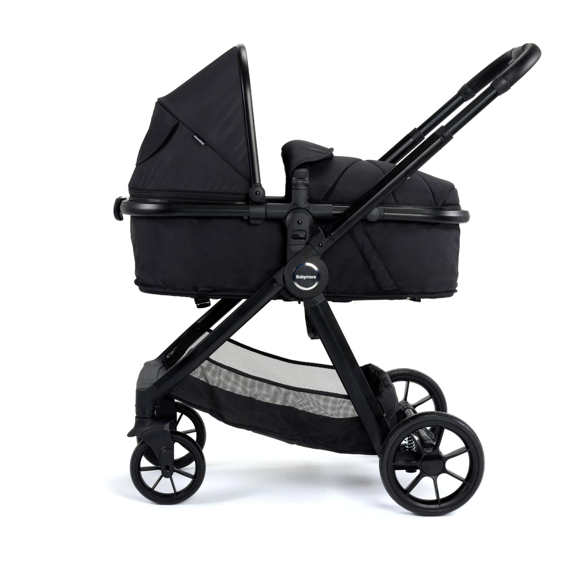 Babymore Mimi 3in1 pecan car seat travel system black