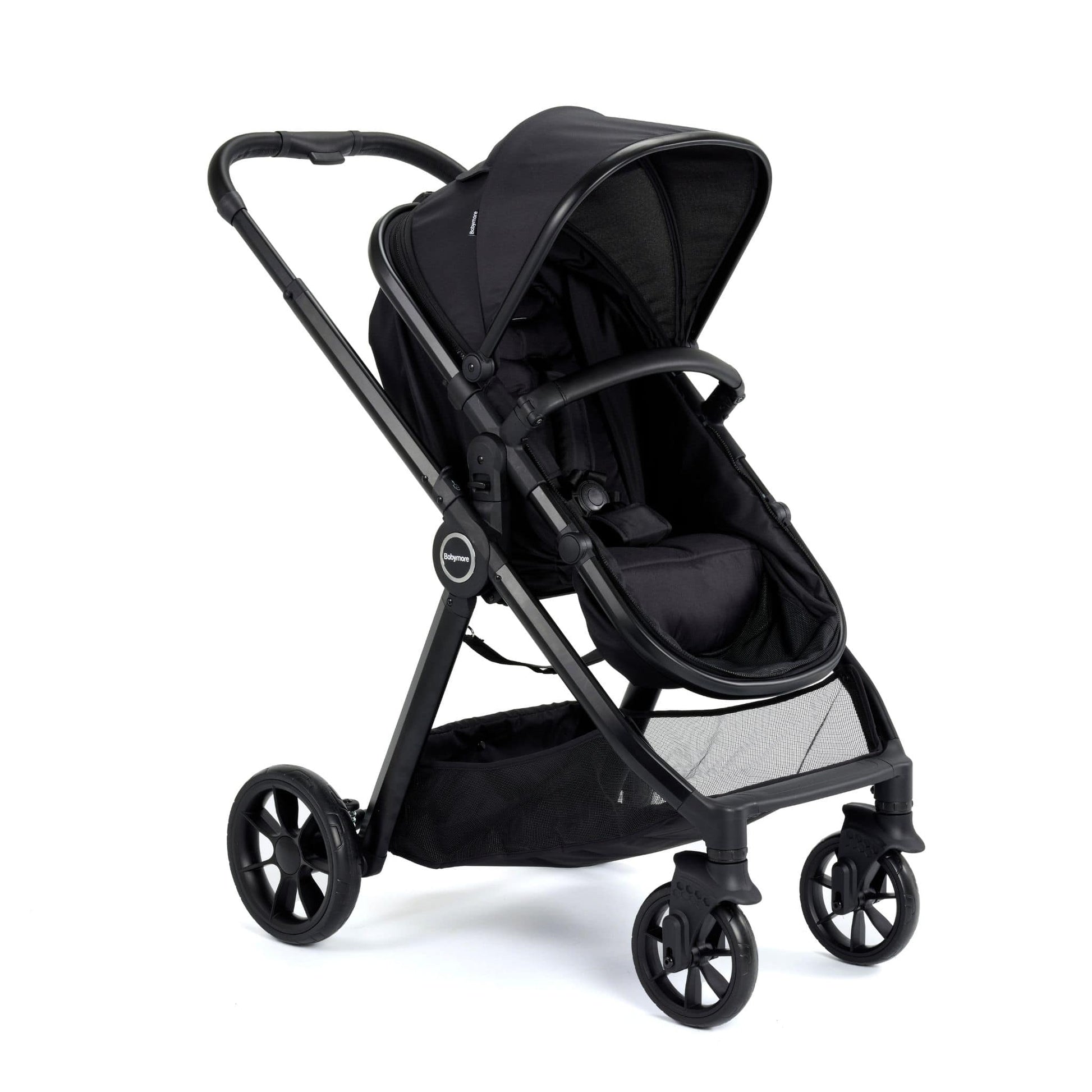 Babymore Mimi 3in1 pecan car seat travel system black