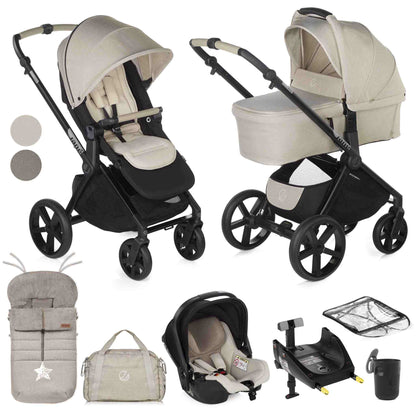 Jané Muum-4 + Sweet Carrycot+ Koos i-Size 3-in-1 Travel System