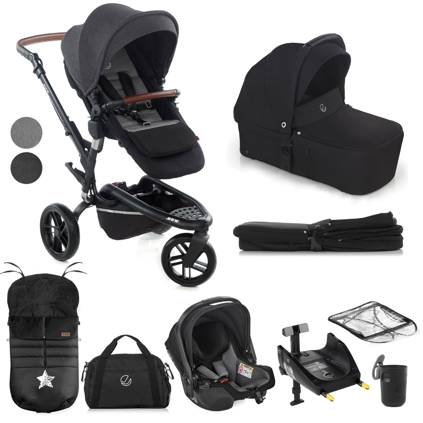 Jané Trider + Sweet Carrycot+ Koos i-Size 3-in-1 Travel System