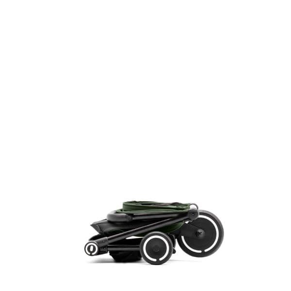 smarTrike-Stroller-folded-side-forest-green1