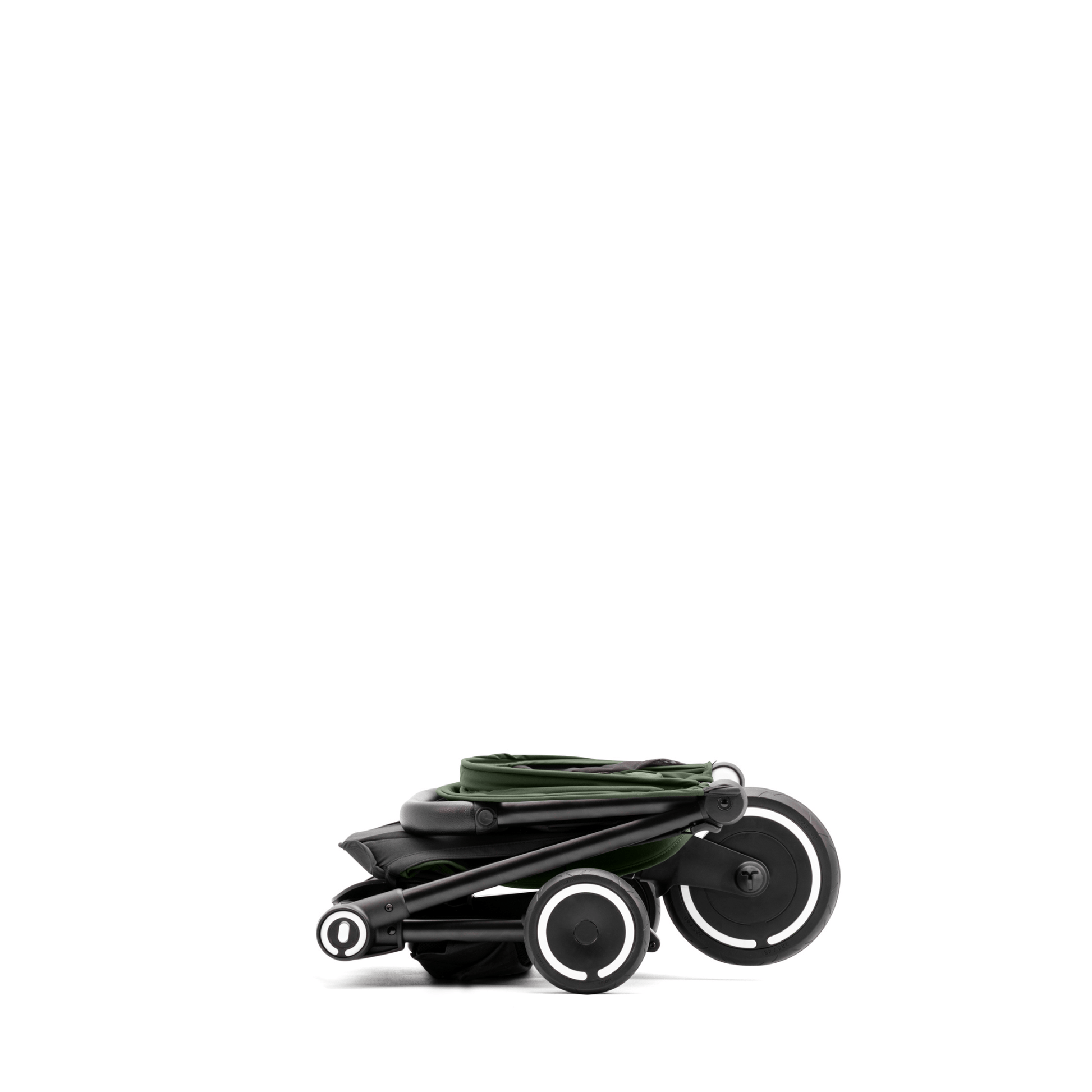 smarTrike-Stroller-folded-forest-green