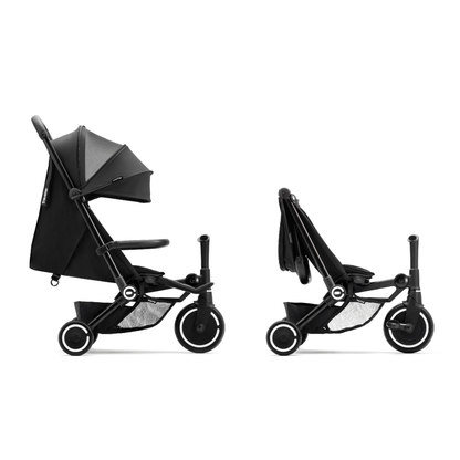 smarTrike-Stroller-with-handlebars-hood-up-side-facing-and-toddler-trike-version-onyx-black