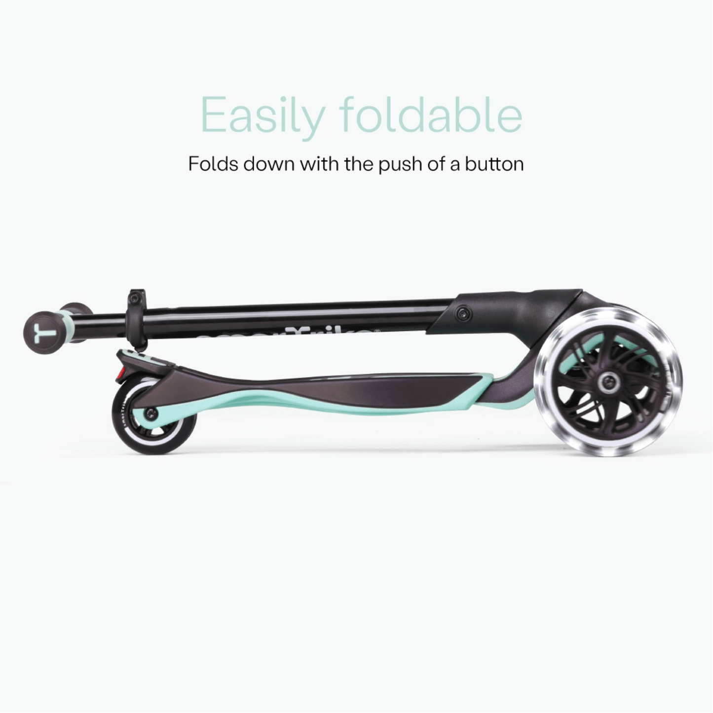 smarTrike-Xtend-ride-on-Scooter-folded-in-two-green